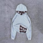 Hip Hop Double-sided Retro Plaid Casual Sweater